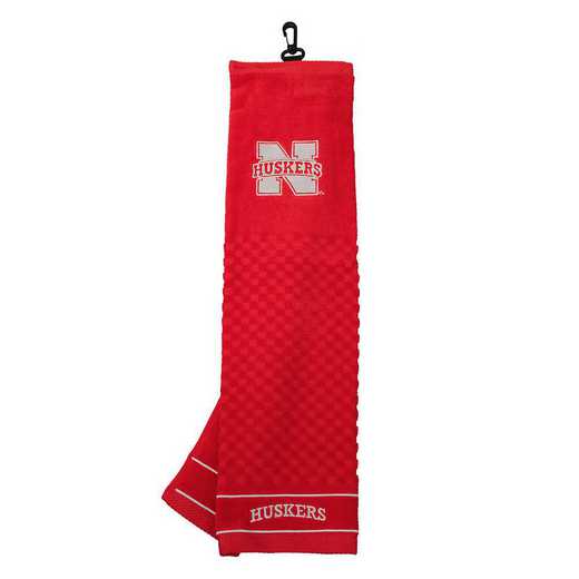 22410: Embroidered Golf Towel Nebraska Cornhuskers